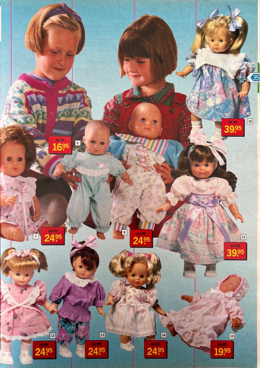 【希少】1992年 Maedchen wie Stilleben Perfect Intertoys_NL - Speelboek 1992/1993 - Pagina 11